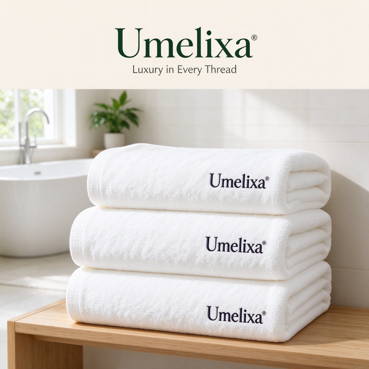 Umelixa® Bamboo Bath Towel Set
