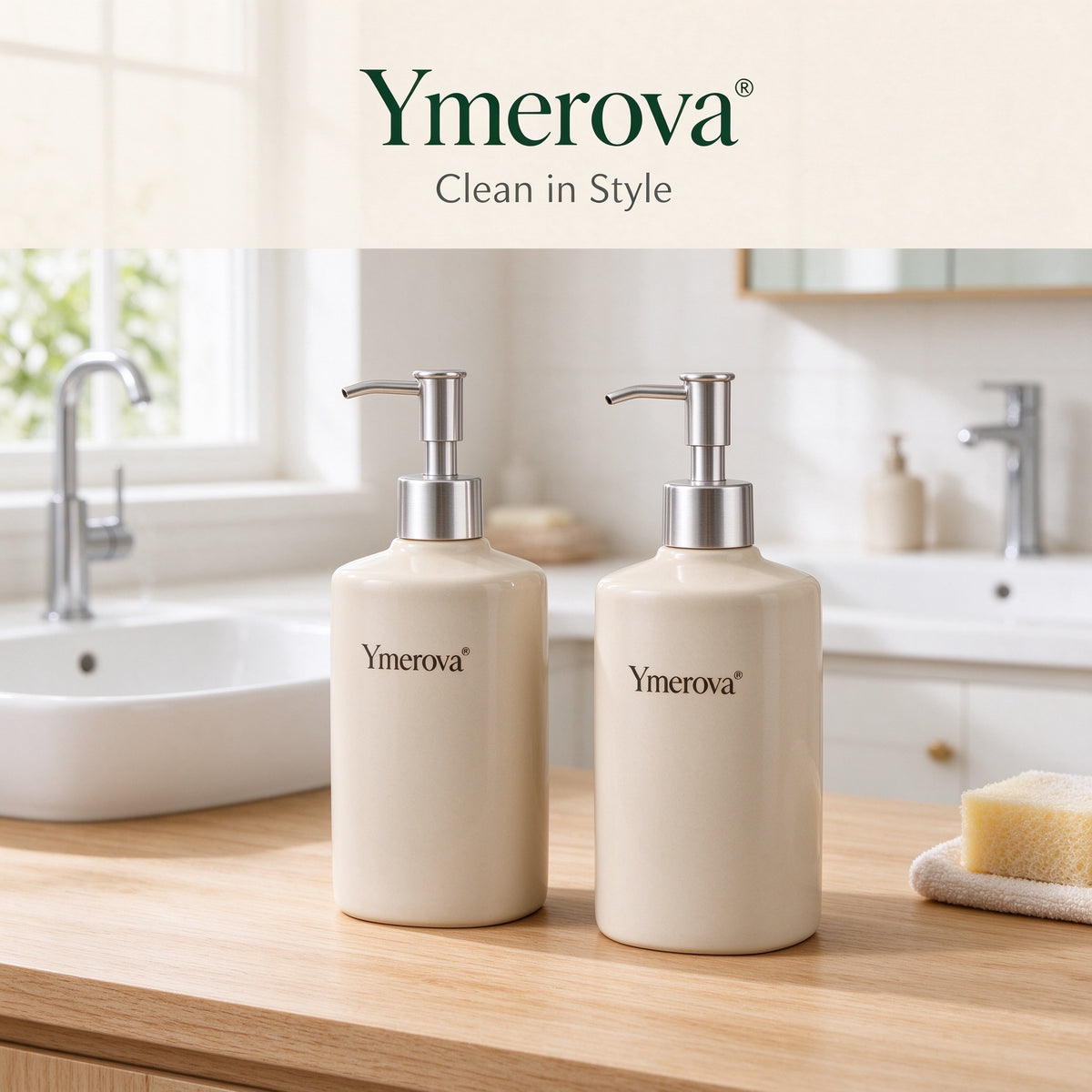 Ymerova® Soap Dispenser Set (2-Piece)