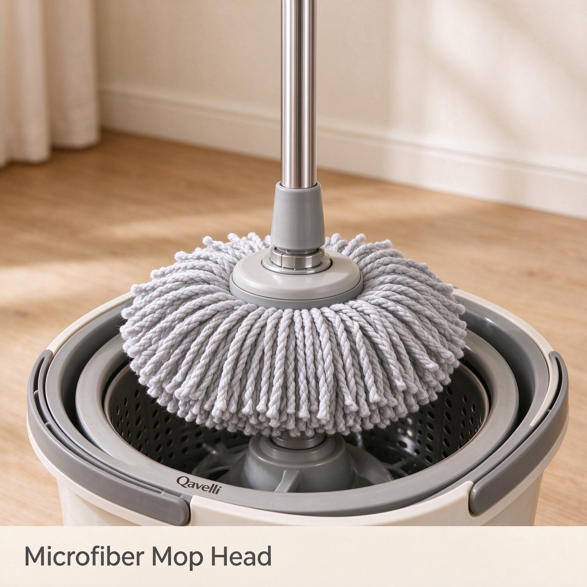Qavelli® Spin Mop & Bucket System