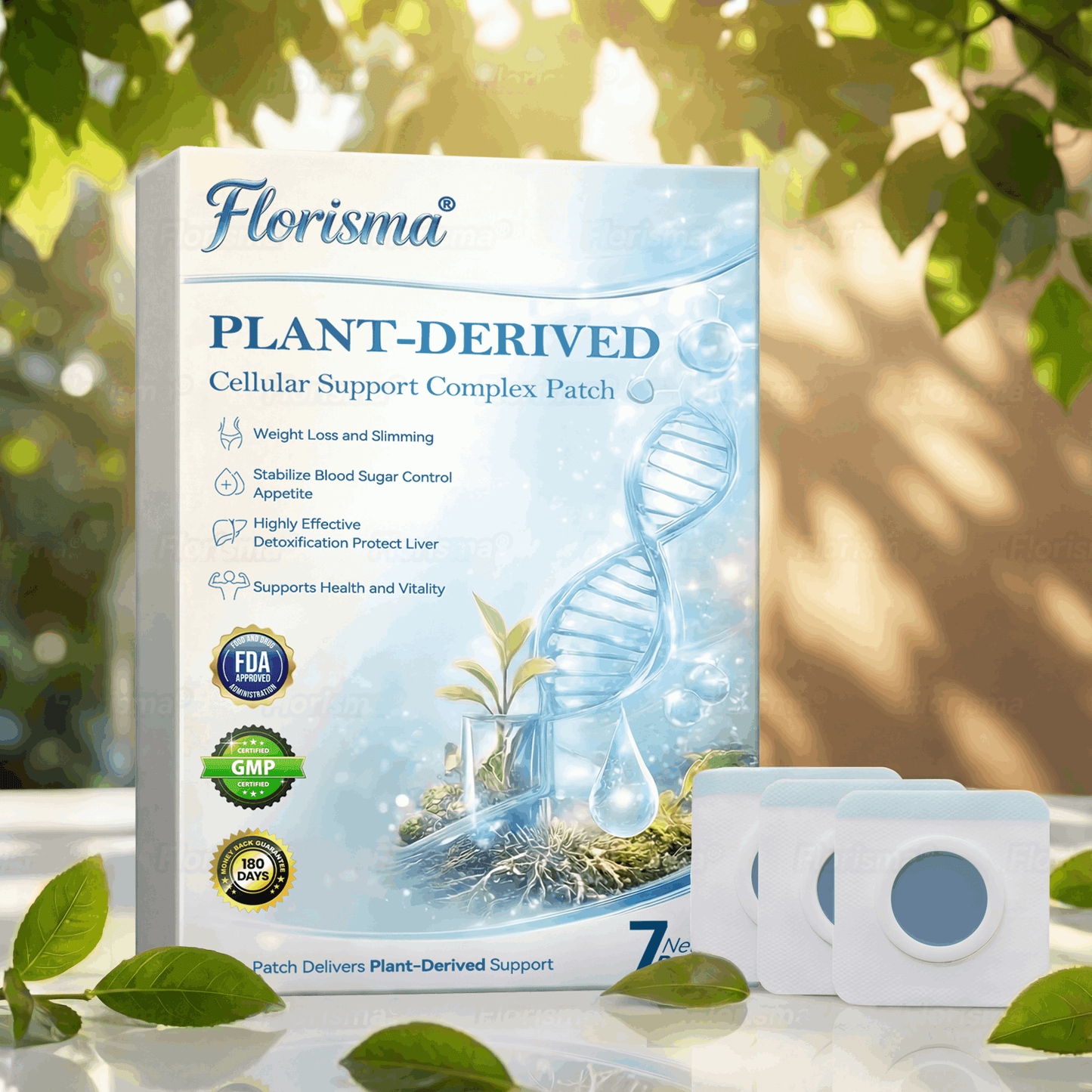Florisma®🥇Plant-Derived Cellular Support Complex Patch（Improve lymphatic drainage and reduce body weight）