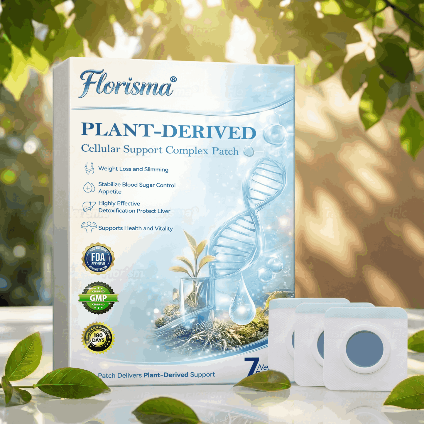 Florisma®🥇Plant-Derived Cellular Support Complex Patch（Improve lymphatic drainage and reduce body weight）