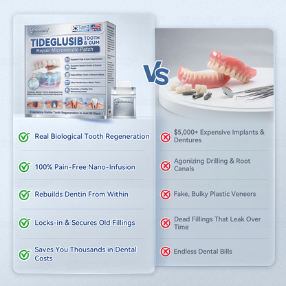 🌿🦷𝐆𝐥𝐢𝐦𝐦𝐞𝐫𝐥𝐲® 𝐓𝐢𝐝𝐞𝐠𝐥𝐮𝐬𝐢𝐛 𝐓𝐨𝐨𝐭𝐡 & 𝐆𝐮𝐦 𝐑𝐞𝐩𝐚𝐢𝐫 𝐌𝐢𝐜𝐫𝐨𝐧𝐞𝐞𝐝𝐥𝐞 𝐏𝐚𝐭𝐜𝐡 💕 | 𝐀𝐝𝐯𝐚𝐧𝐜𝐞𝐝 𝐒𝐭𝐞𝐦-𝐂𝐞𝐥𝐥 𝐀𝐜𝐭𝐢𝐯𝐚𝐭𝐢𝐨𝐧 𝐓𝐞𝐞𝐭𝐡 𝐒𝐭𝐫𝐢𝐩𝐬(🦷𝐑𝐞𝐛𝐮𝐢𝐥𝐝 𝐄𝐧𝐚𝐦𝐞𝐥 & 𝐃𝐞𝐧𝐭𝐢𝐧 • 𝐒𝐭𝐫𝐞𝐧𝐠𝐭𝐡𝐞𝐧 𝐆𝐮𝐦𝐬 • 𝐄𝐫𝐚𝐝𝐢𝐜𝐚𝐭𝐞 𝐓𝐚𝐫𝐭𝐚𝐫 & 𝐎𝐝𝐨𝐫 • 𝐒𝐭𝐨𝐩 𝐓𝐨𝐨𝐭𝐡 𝐒𝐞𝐧𝐬𝐢𝐭𝐢𝐯𝐢𝐭𝐲)