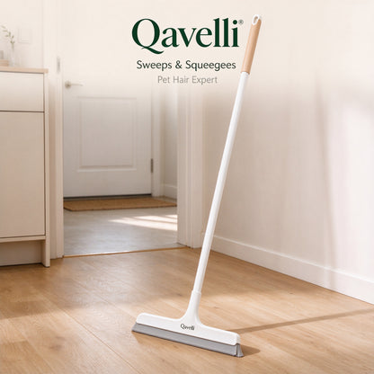 Qavelli® Silicone Broom & Squeegee