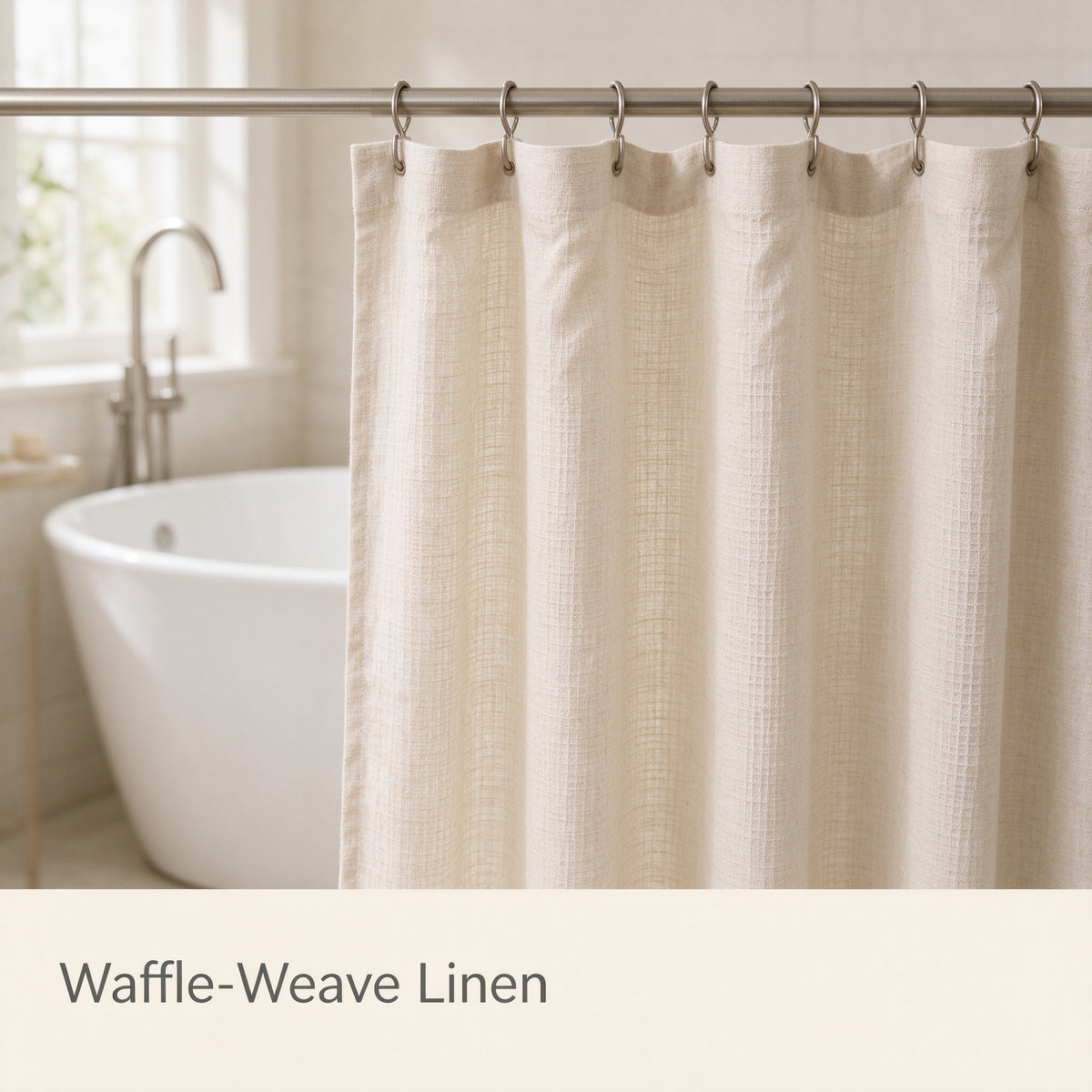 Umelixa® Linen Shower Curtain