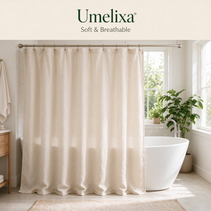Umelixa® Linen Shower Curtain