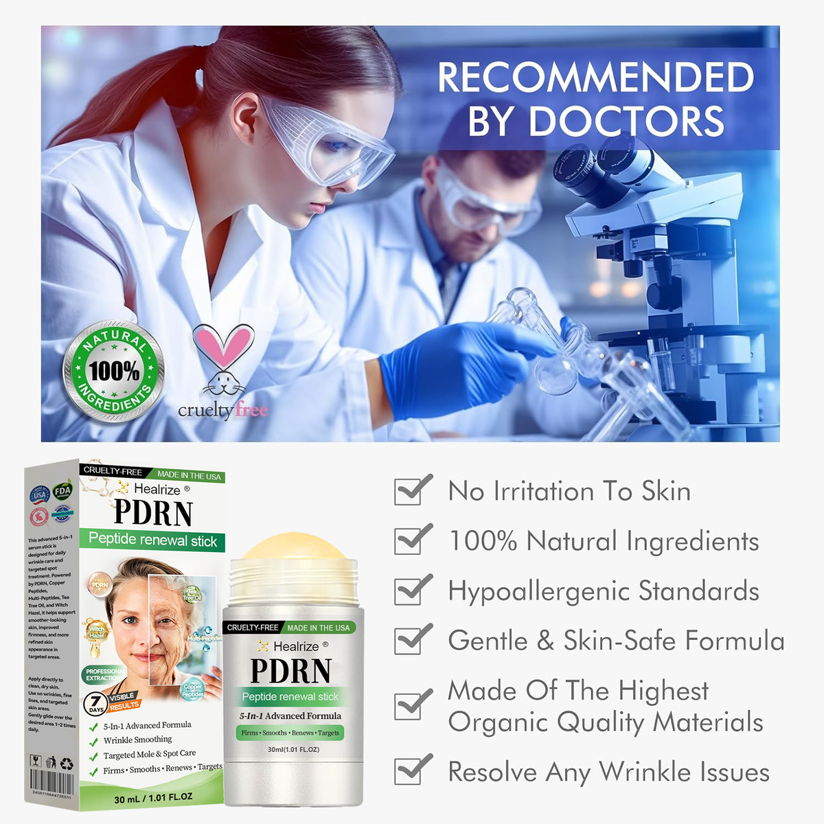 👩‍⚕️🎁 𝐎𝐟𝐟𝐢𝐜𝐢𝐚𝐥 𝐒𝐭𝐨𝐫𝐞🌈𝑷𝑫𝑹𝑵 Anti-Aging & Targeted Spot Renewal Stick (Hilft Falten zu glätten, fördert straffer aussehende Haut und verbessert das Erscheinungsbild sichtbarer Flecken)