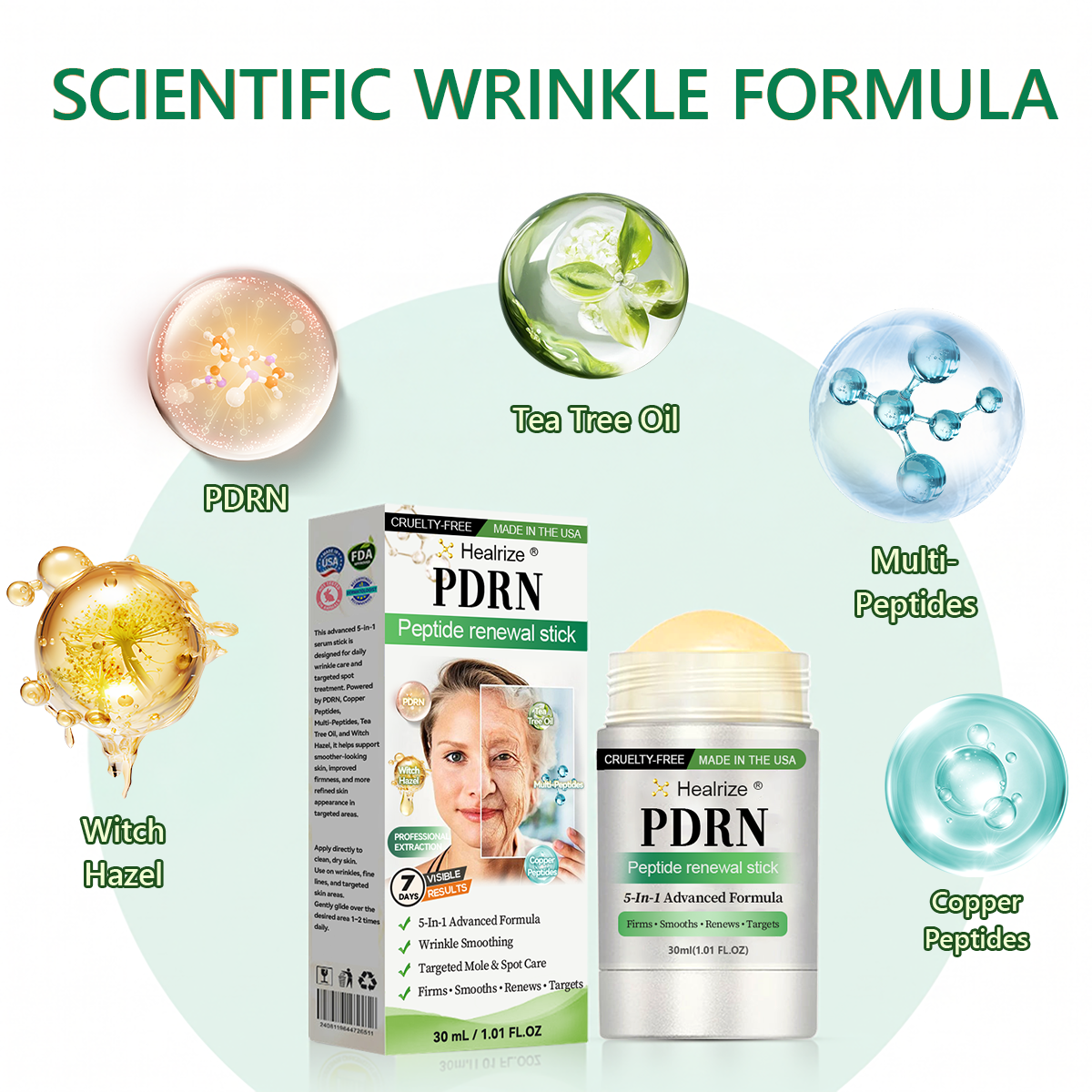 👩‍⚕️🎁 𝐎𝐟𝐟𝐢𝐜𝐢𝐚𝐥 𝐒𝐭𝐨𝐫𝐞🌈𝑷𝑫𝑹𝑵 Anti-Aging & Targeted Spot Renewal Stick (Hilft Falten zu glätten, fördert straffer aussehende Haut und verbessert das Erscheinungsbild sichtbarer Flecken)