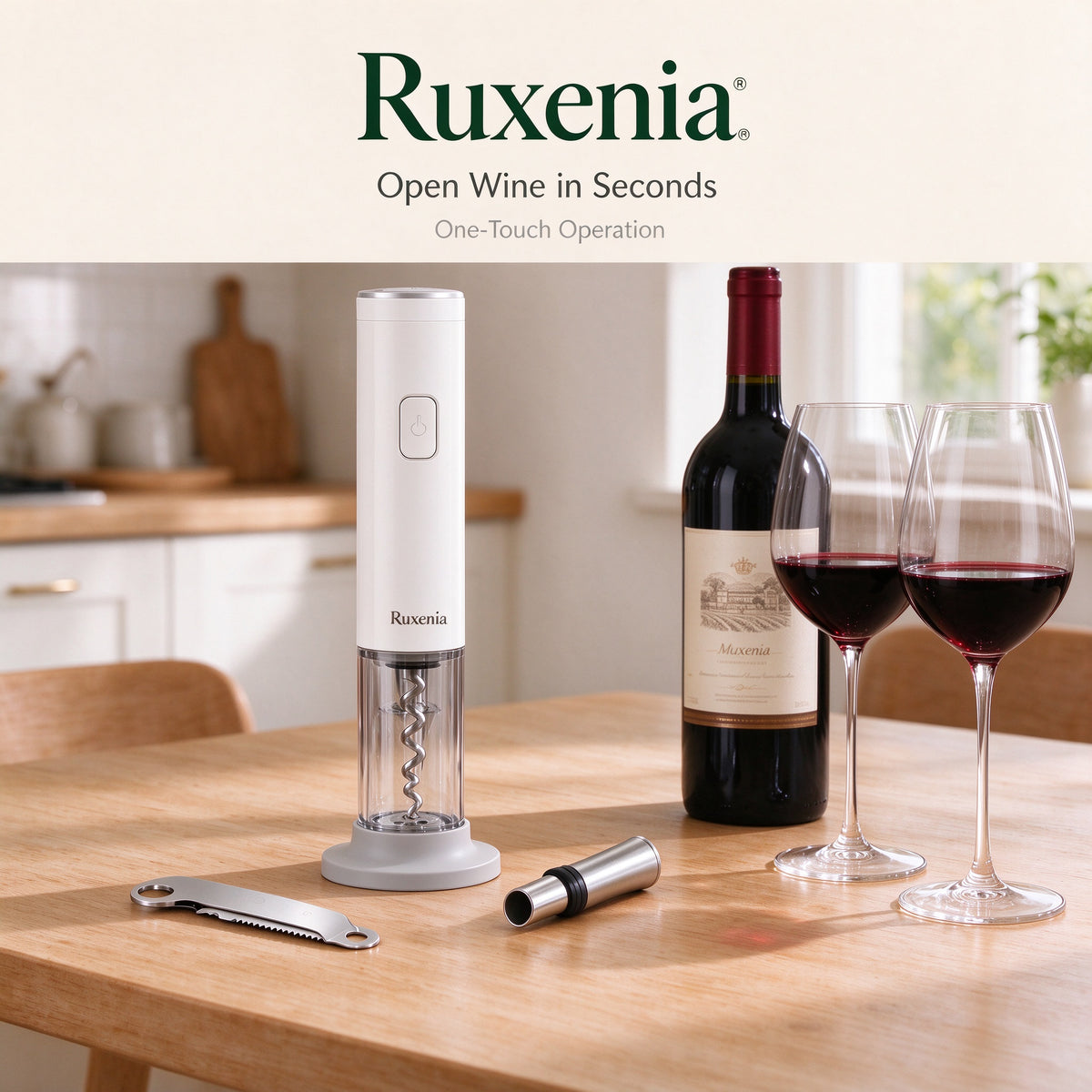 Ruxenia® Electric Wine Opener Set