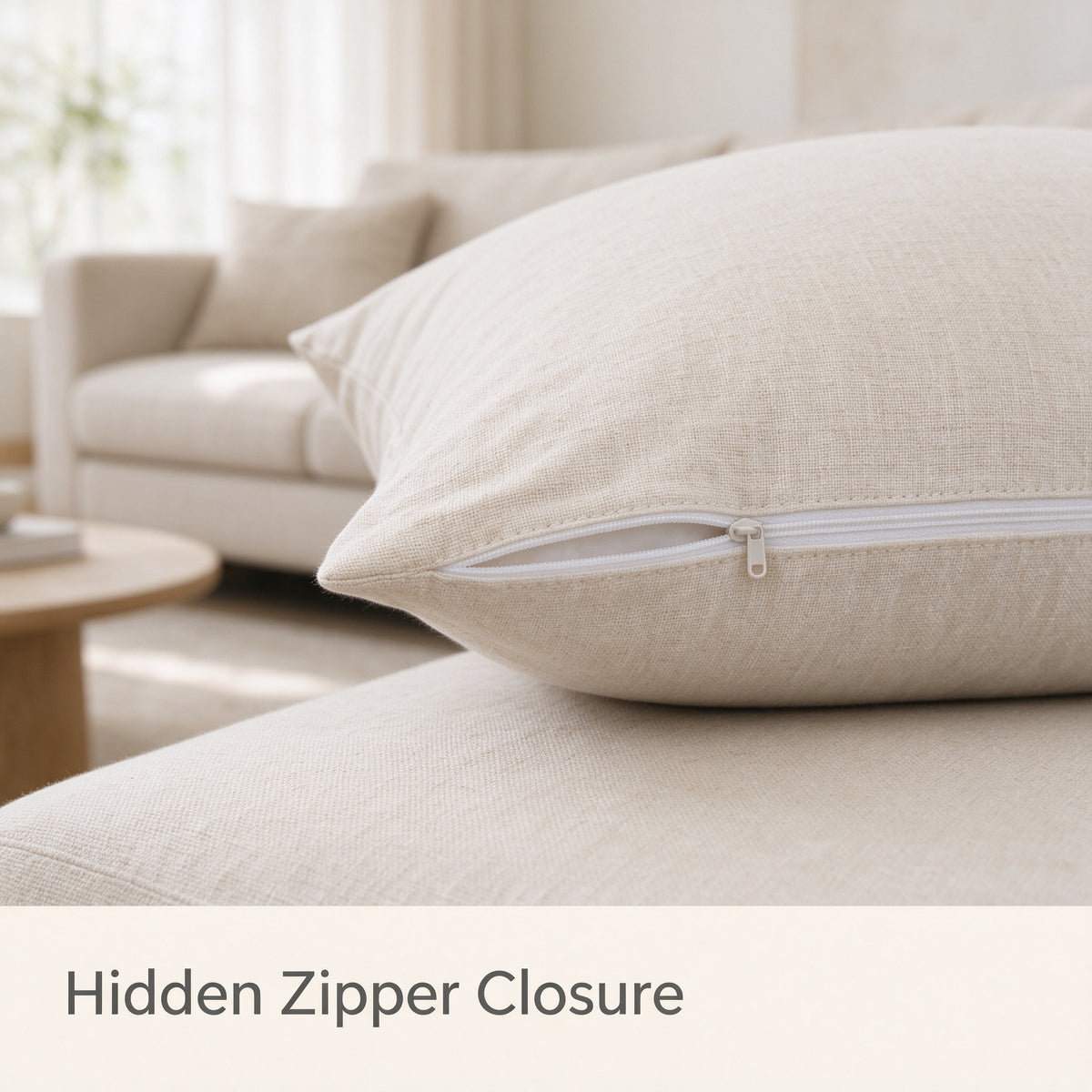 Umelixa® Linen Pillow Covers (Set of 2)