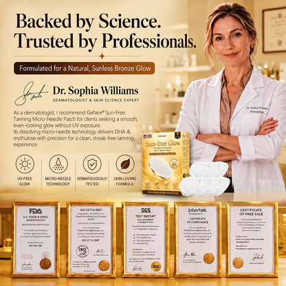 𝗚𝗮𝗳𝗮𝗰𝗲®☀️🍀 Sunless Natural Glow Transdermal Tanning Micro-Needle Patch