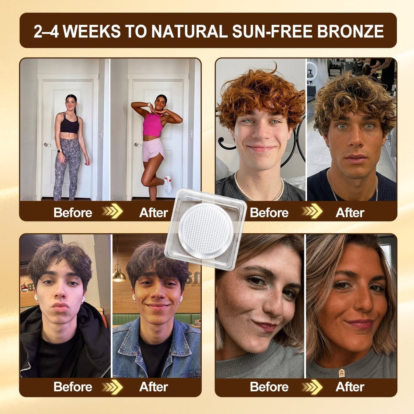 𝗚𝗮𝗳𝗮𝗰𝗲®☀️🍀 Sunless Natural Glow Transdermal Tanning Micro-Needle Patch