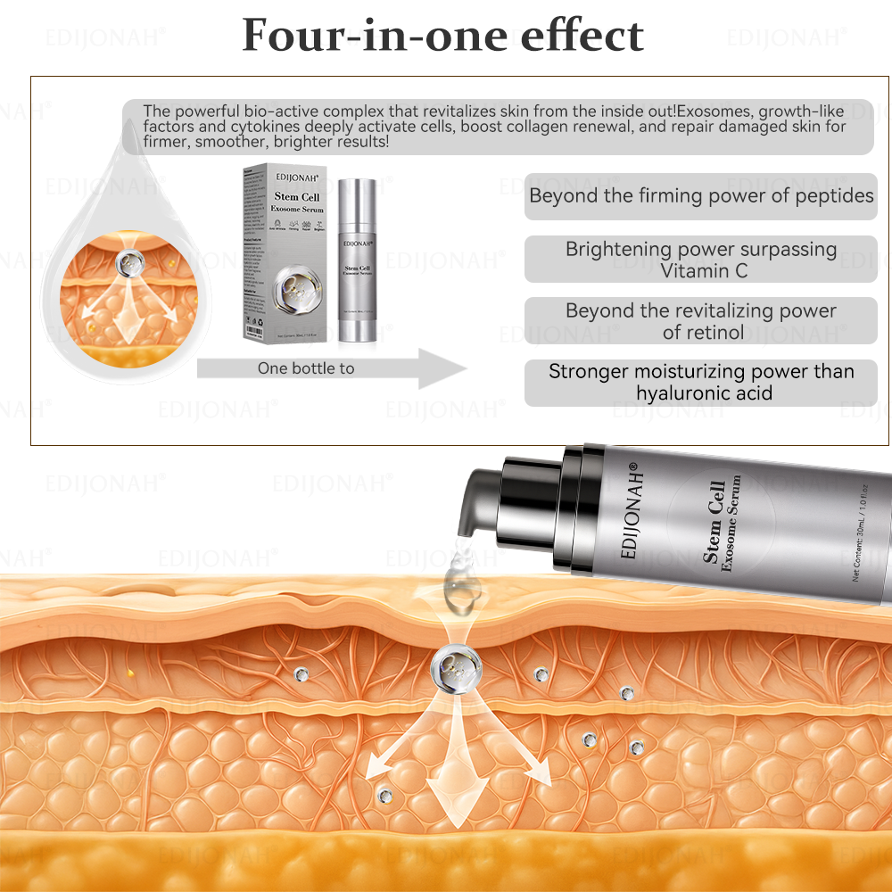 🌿𝐸𝐷𝐼𝐽𝑂𝑁𝐴𝐻®  🎯🎯𝑆𝑡𝑒𝑚 𝐶𝑒𝑙𝑙 𝐸𝑥𝑜𝑠𝑜𝑚𝑒 𝑆𝑒𝑟𝑢𝑚 -（ Anti-aging, reduces wrinkles, improves firmness, enhances radiance, provides deep hydration）