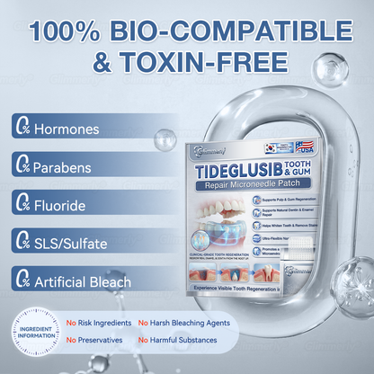 🌿🦷𝐆𝐥𝐢𝐦𝐦𝐞𝐫𝐥𝐲® 𝐓𝐢𝐝𝐞𝐠𝐥𝐮𝐬𝐢𝐛 𝐓𝐨𝐨𝐭𝐡 & 𝐆𝐮𝐦 𝐑𝐞𝐩𝐚𝐢𝐫 𝐌𝐢𝐜𝐫𝐨𝐧𝐞𝐞𝐝𝐥𝐞 𝐏𝐚𝐭𝐜𝐡 💕 | 𝐀𝐝𝐯𝐚𝐧𝐜𝐞𝐝 𝐒𝐭𝐞𝐦-𝐂𝐞𝐥𝐥 𝐀𝐜𝐭𝐢𝐯𝐚𝐭𝐢𝐨𝐧 𝐓𝐞𝐞𝐭𝐡 𝐒𝐭𝐫𝐢𝐩𝐬(🦷𝐑𝐞𝐛𝐮𝐢𝐥𝐝 𝐄𝐧𝐚𝐦𝐞𝐥 & 𝐃𝐞𝐧𝐭𝐢𝐧 • 𝐒𝐭𝐫𝐞𝐧𝐠𝐭𝐡𝐞𝐧 𝐆𝐮𝐦𝐬 • 𝐄𝐫𝐚𝐝𝐢𝐜𝐚𝐭𝐞 𝐓𝐚𝐫𝐭𝐚𝐫 & 𝐎𝐝𝐨𝐫 • 𝐒𝐭𝐨𝐩 𝐓𝐨𝐨𝐭𝐡 𝐒𝐞𝐧𝐬𝐢𝐭𝐢𝐯𝐢𝐭𝐲)