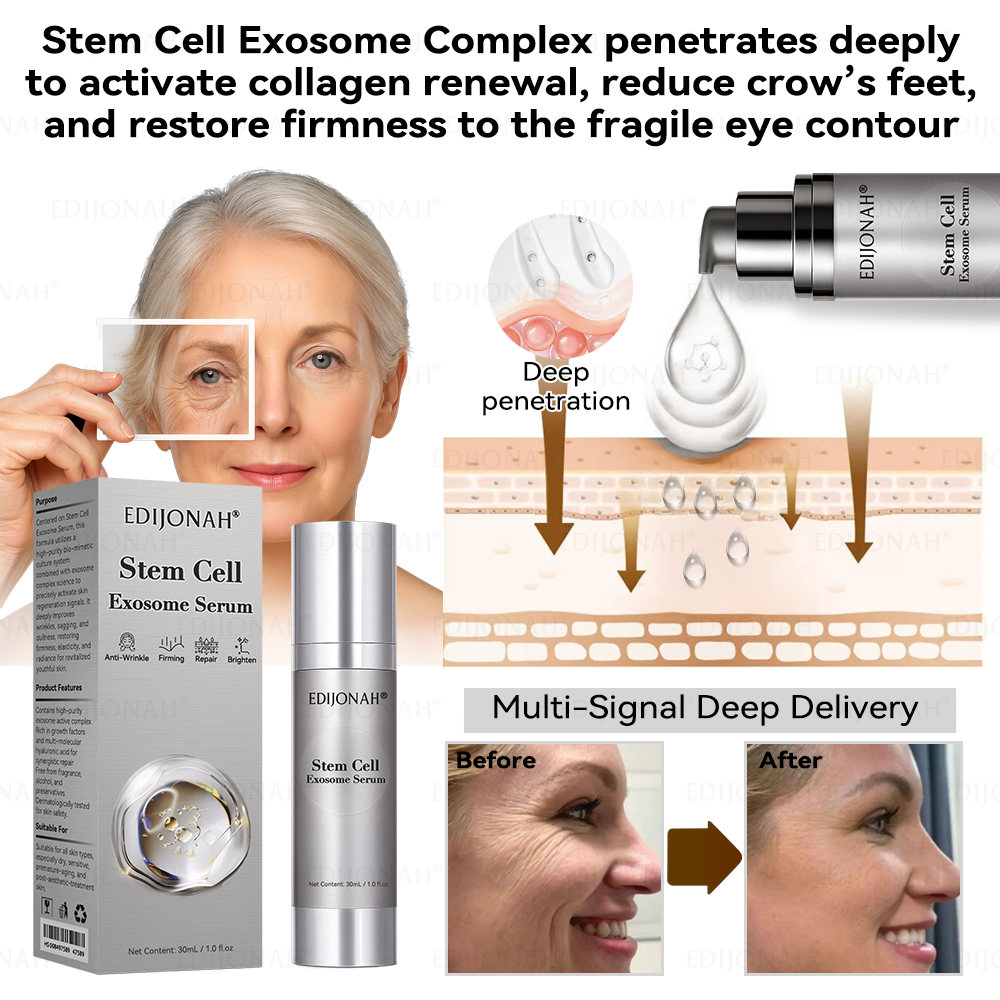 🌿𝐸𝐷𝐼𝐽𝑂𝑁𝐴𝐻®  🎯🎯𝑆𝑡𝑒𝑚 𝐶𝑒𝑙𝑙 𝐸𝑥𝑜𝑠𝑜𝑚𝑒 𝑆𝑒𝑟𝑢𝑚 -（ Anti-aging, reduces wrinkles, improves firmness, enhances radiance, provides deep hydration）
