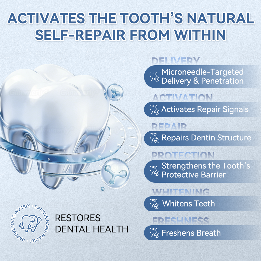 🌿🦷𝐆𝐥𝐢𝐦𝐦𝐞𝐫𝐥𝐲® 𝐓𝐢𝐝𝐞𝐠𝐥𝐮𝐬𝐢𝐛 𝐓𝐨𝐨𝐭𝐡 & 𝐆𝐮𝐦 𝐑𝐞𝐩𝐚𝐢𝐫 𝐌𝐢𝐜𝐫𝐨𝐧𝐞𝐞𝐝𝐥𝐞 𝐏𝐚𝐭𝐜𝐡 💕 | 𝐀𝐝𝐯𝐚𝐧𝐜𝐞𝐝 𝐒𝐭𝐞𝐦-𝐂𝐞𝐥𝐥 𝐀𝐜𝐭𝐢𝐯𝐚𝐭𝐢𝐨𝐧 𝐓𝐞𝐞𝐭𝐡 𝐒𝐭𝐫𝐢𝐩𝐬(🦷𝐑𝐞𝐛𝐮𝐢𝐥𝐝 𝐄𝐧𝐚𝐦𝐞𝐥 & 𝐃𝐞𝐧𝐭𝐢𝐧 • 𝐒𝐭𝐫𝐞𝐧𝐠𝐭𝐡𝐞𝐧 𝐆𝐮𝐦𝐬 • 𝐄𝐫𝐚𝐝𝐢𝐜𝐚𝐭𝐞 𝐓𝐚𝐫𝐭𝐚𝐫 & 𝐎𝐝𝐨𝐫 • 𝐒𝐭𝐨𝐩 𝐓𝐨𝐨𝐭𝐡 𝐒𝐞𝐧𝐬𝐢𝐭𝐢𝐯𝐢𝐭𝐲)