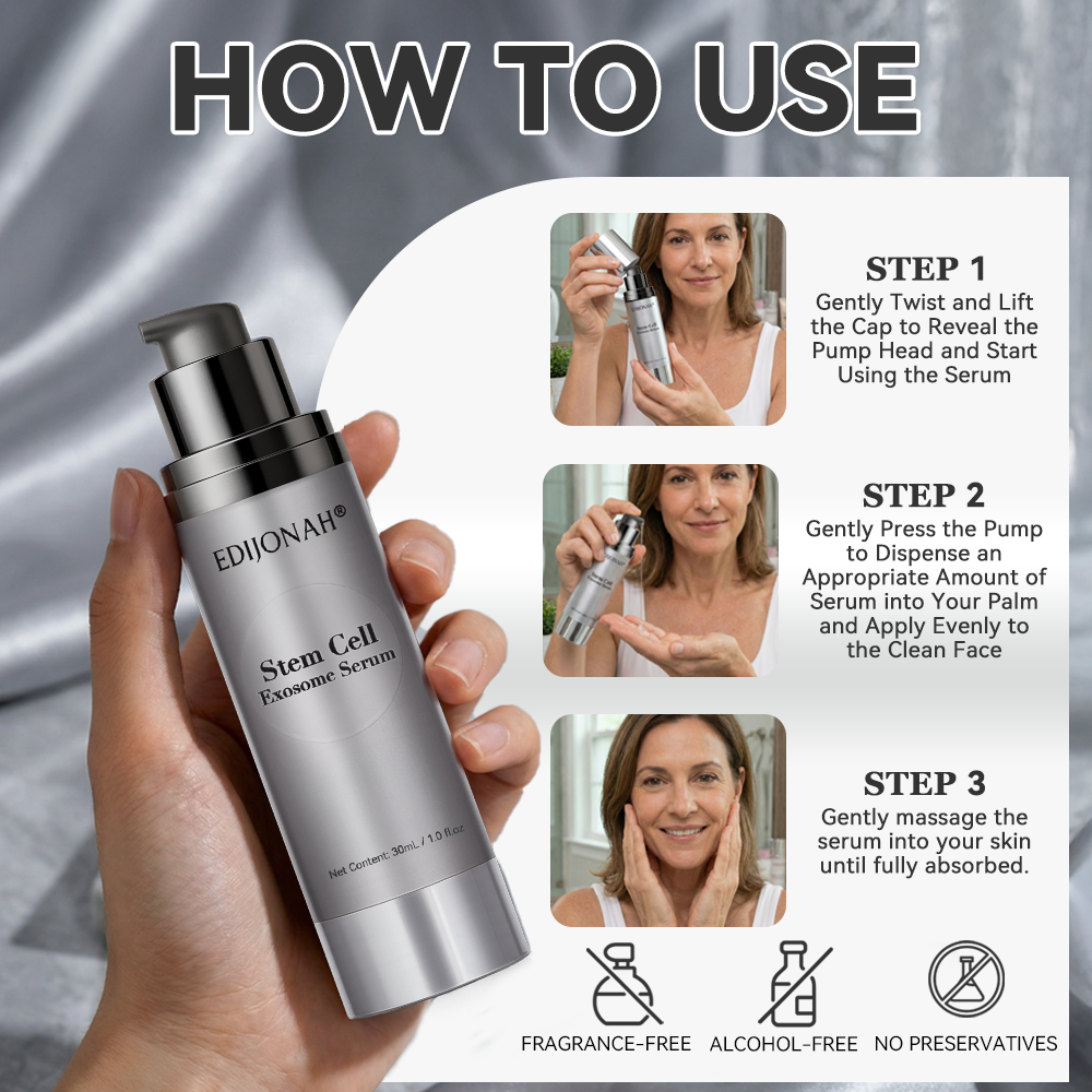 🌿𝐸𝐷𝐼𝐽𝑂𝑁𝐴𝐻®  🎯🎯𝑆𝑡𝑒𝑚 𝐶𝑒𝑙𝑙 𝐸𝑥𝑜𝑠𝑜𝑚𝑒 𝑆𝑒𝑟𝑢𝑚 -（ Anti-aging, reduces wrinkles, improves firmness, enhances radiance, provides deep hydration）