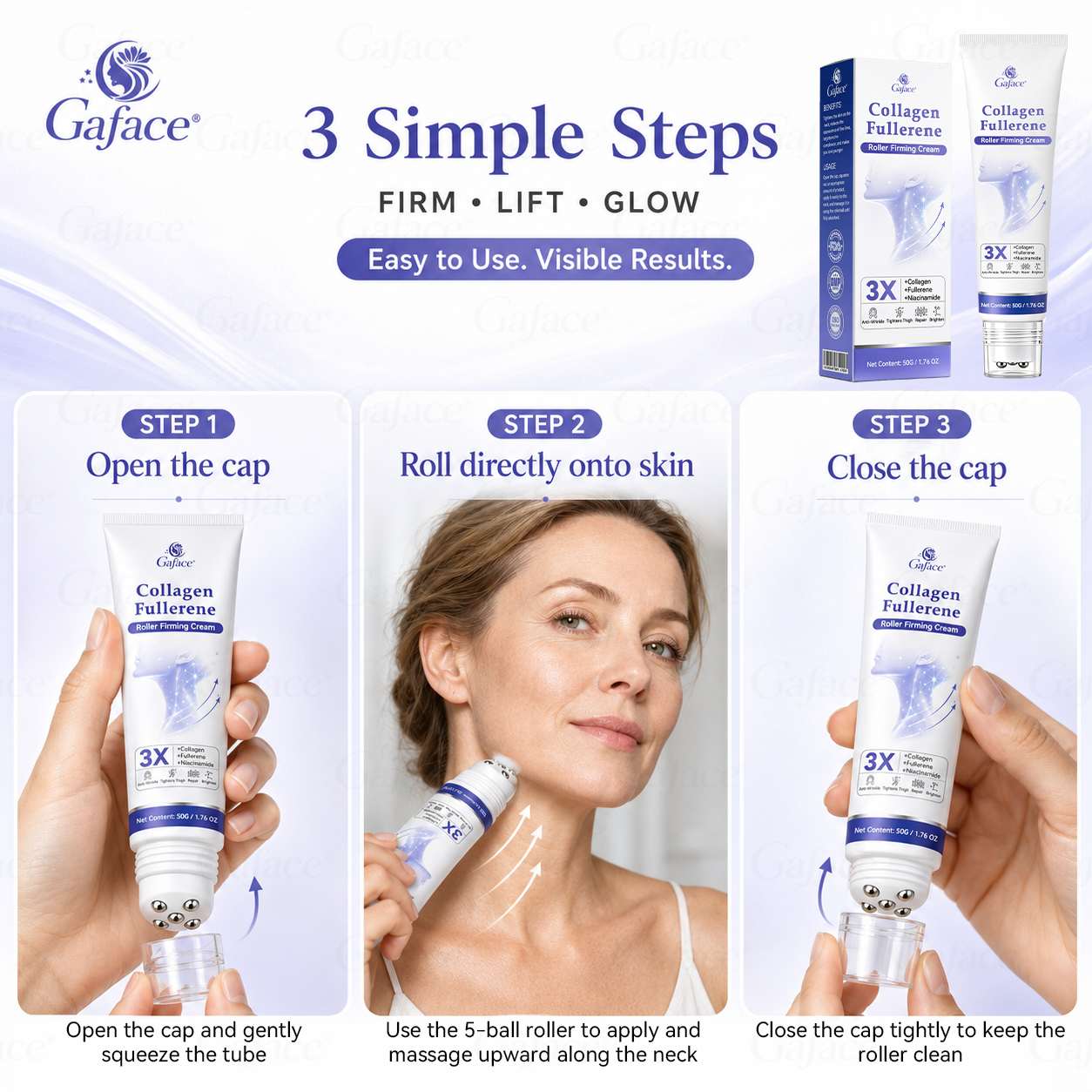 🧧🌿𝐆𝐚𝐟𝐚𝐜𝐞® 𝐂𝐨𝐥𝐥𝐚𝐠𝐞𝐧 & 𝐅𝐮𝐥𝐥𝐞𝐫𝐞𝐧𝐞 𝐑𝐨𝐥𝐥𝐞𝐫 𝐅𝐢𝐫𝐦𝐢𝐧𝐠 𝐂𝐫𝐞𝐚𝐦