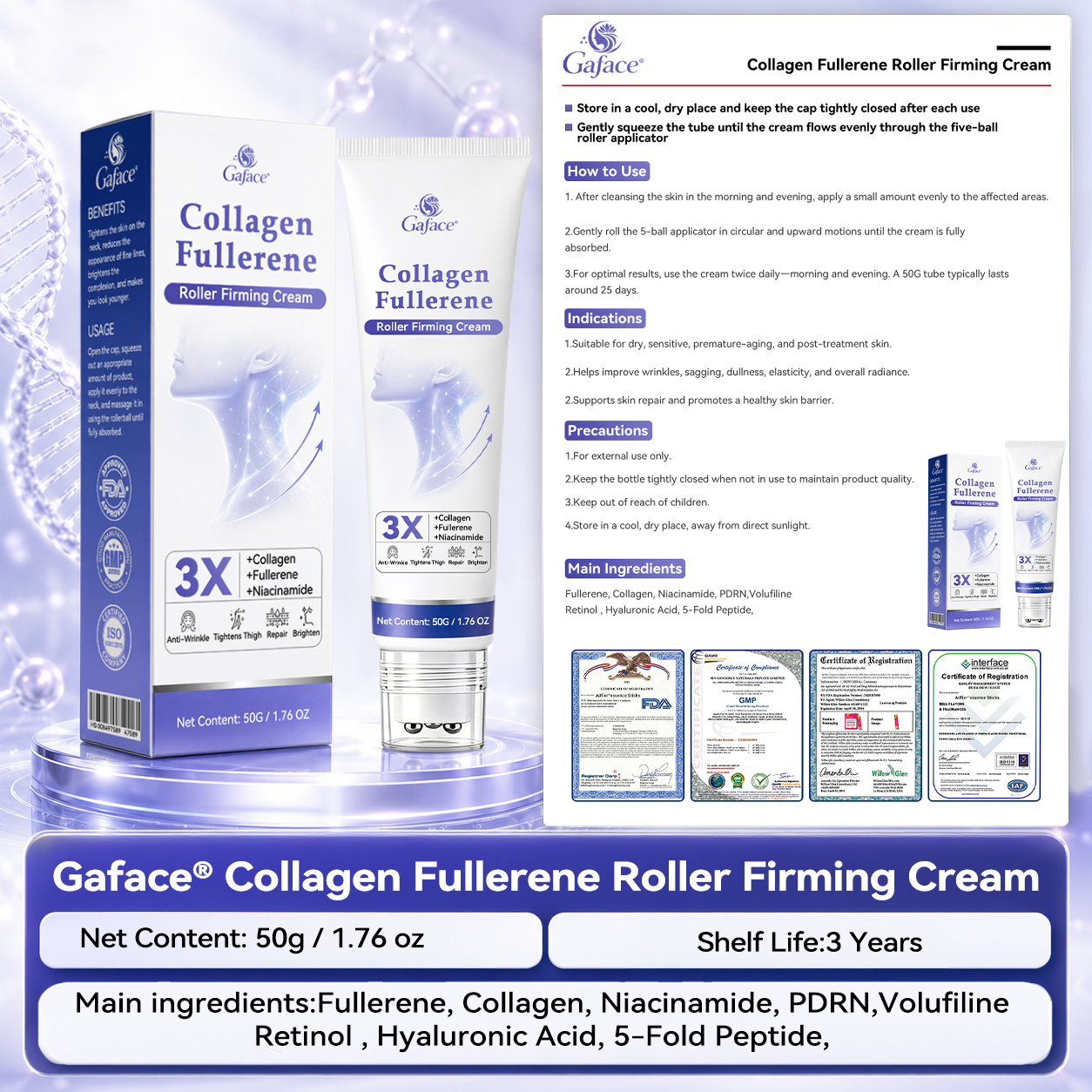 🧧🌿𝐆𝐚𝐟𝐚𝐜𝐞® 𝐂𝐨𝐥𝐥𝐚𝐠𝐞𝐧 & 𝐅𝐮𝐥𝐥𝐞𝐫𝐞𝐧𝐞 𝐑𝐨𝐥𝐥𝐞𝐫 𝐅𝐢𝐫𝐦𝐢𝐧𝐠 𝐂𝐫𝐞𝐚𝐦