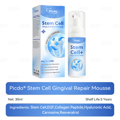 ✨🎇𝑃𝑖𝑐𝑑𝑜® 𝑆𝑡𝑒𝑚 𝐶𝑒𝑙𝑙 𝐺𝑖𝑛𝑔𝑖𝑣𝑎𝑙 𝑅𝑒𝑝𝑎𝑖𝑟 𝑀𝑜𝑢𝑠𝑠𝑒(🦷Promote Tooth Regrowth • Remove Tartar • Strengthen Gums • Deep Clean & Freshen Breath)