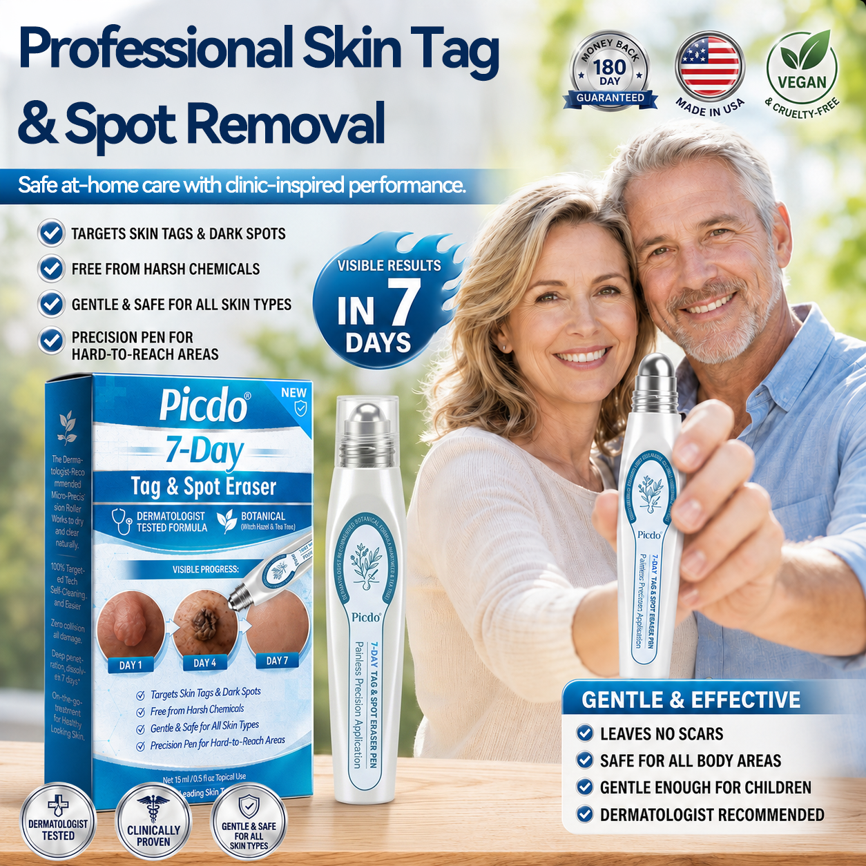 𝐏i𝐜𝐝o®👨‍⚕️ 7-𝐷𝑎𝑦 𝗧𝐚𝐠 & 𝗦𝗽𝐨𝐭 𝐄𝐫𝒂𝒔𝒆𝒓(Zero Pain, Zero 𝐒𝐜𝐚𝒓𝒔 Rollerball)🎉