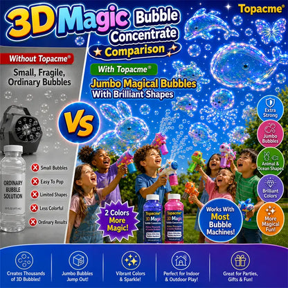 Super 3D Magic Bubble Concentrate🎉—— Animal & Ocean Fantasy Theme