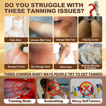𝗚𝗮𝗳𝗮𝗰𝗲®☀️🍀 Sunless Natural Glow Transdermal Tanning Micro-Needle Patch