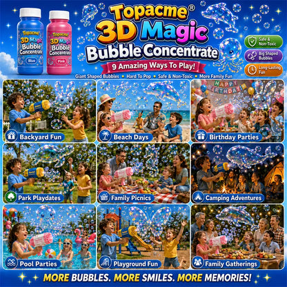 Super 3D Magic Bubble Concentrate🎉—— Animal & Ocean Fantasy Theme