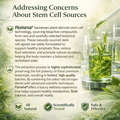 Florisma®⚡Plant-Derived Cellular Support Complex Patch（Improve lymphatic drainage and reduce body weight）