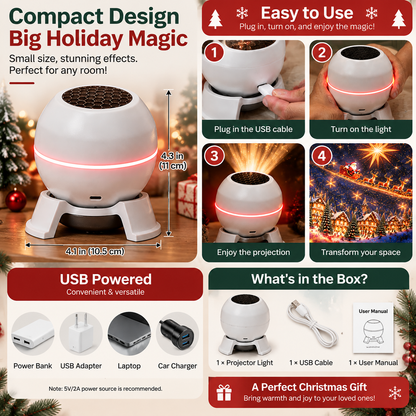 Official Store | 🎅🎩 SCNDR® Smart Holographic Projector (HD Smart Dynamic 5D)