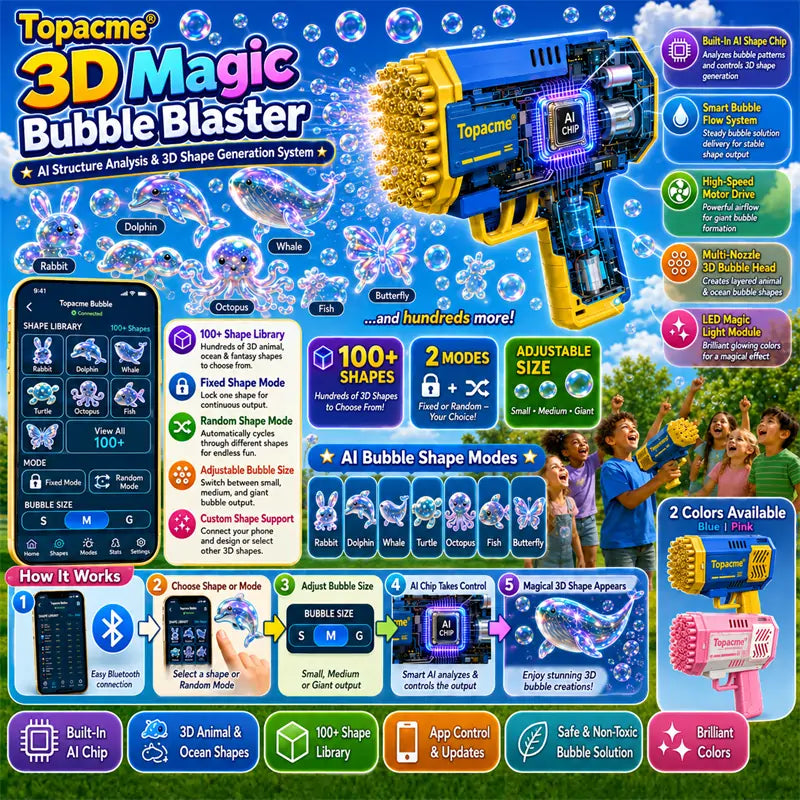 Super 3D Magic Bubble Concentrate🎉—— Animal & Ocean Fantasy Theme