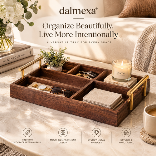 dalmexa®Solid Wood Organizer Tray