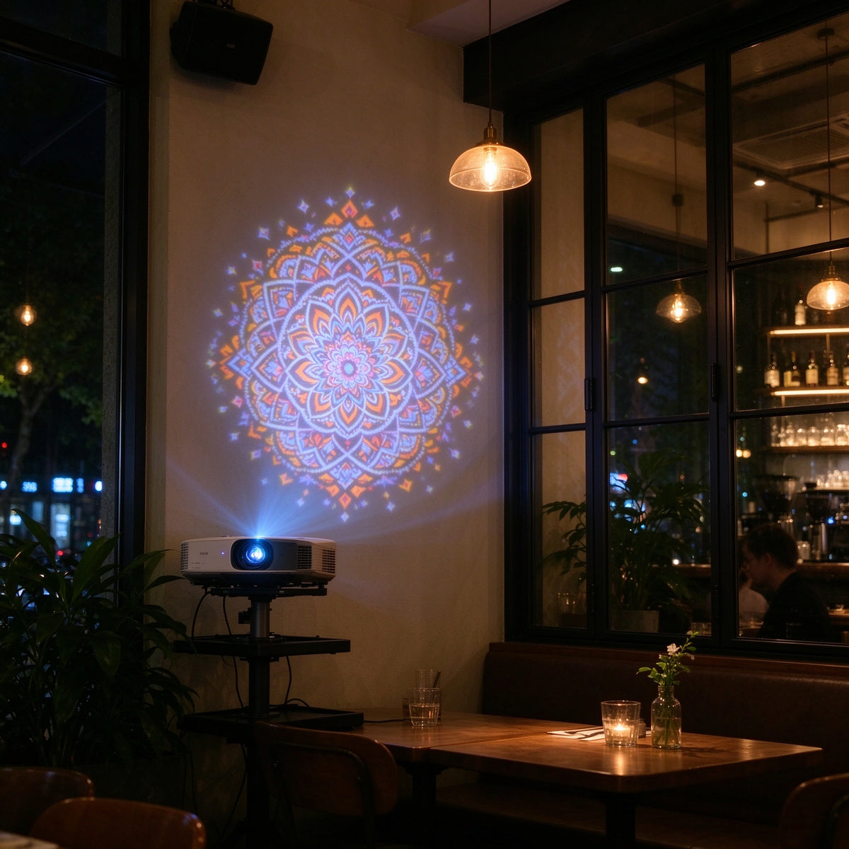 SCNDR® Gobo Patroonprojector lifestyle