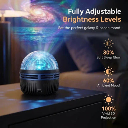 美国 Official Store | 🪼🐬SCNDR® 360° Smart Holographic Starry Sky Projector (HD Smart Dynamic 5D)