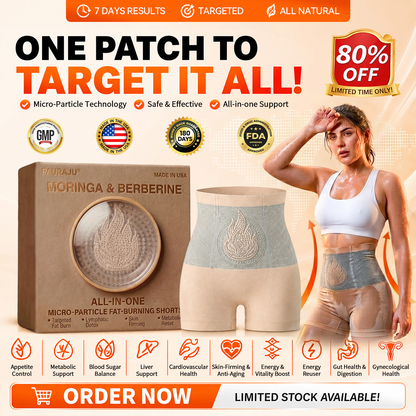 PAURAJU® 💦30-Min All-in-One Micro-Particle Fat-Burning Shorts✅Ignites deep microcirculation to melt fat, flush toxins, and reverse metabolic aging.🚗