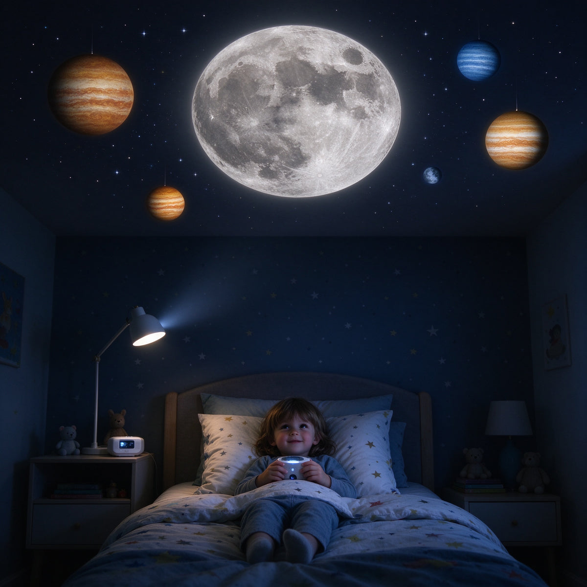 SCNDR® Maan & Planeten Projector lifestyle