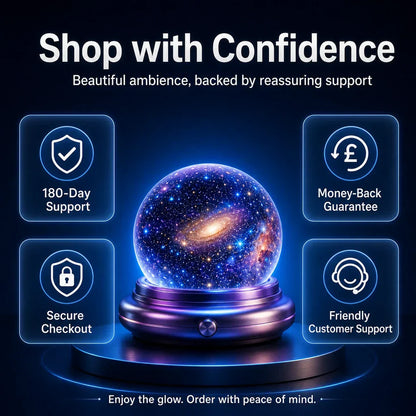 Topacme® Smart Dynamic 5D Galaxy & Ocean Atmosphere Projector Night Light™